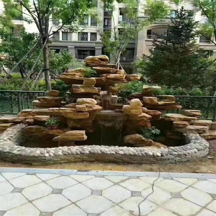 宜昌庭院假山鱼池设计方案